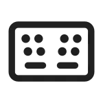Keyboard Layout Split SVG Icon